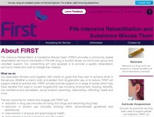Tablet Screenshot of firstforfife.co.uk